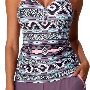 Brand New Modest Tankini Swimsuits 14 Bohemia Sports Pockets